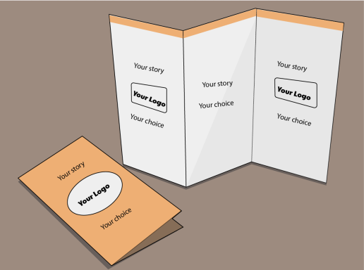 Trifold brochure & right-angle fold brochures